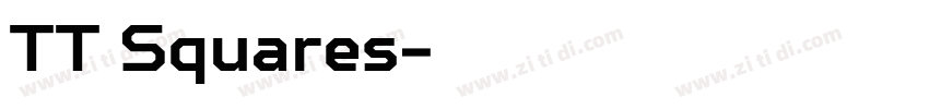 TT Squares字体转换